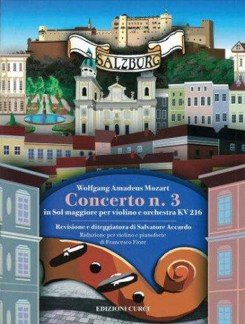 Concerto No.3 G Major K216: Violin & Piano (Curci)