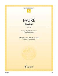 Pavane: Op50: French Horn & Piano