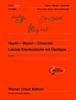 Easy Piano Pieces With Practising Tips - Haydn/Mozart/Cimarosa Urtext Primo