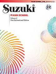 Suzuki Piano School Vol.2 Piano Book & Cd  (International Edition)