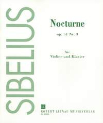 Nocturne Op51/3 Vln Pft: Violin & Piano (Robert Lienau)