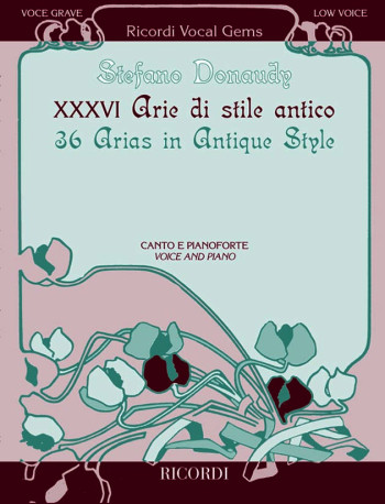 36 Arias In Antique Style For Low Voice: Voice & Piano