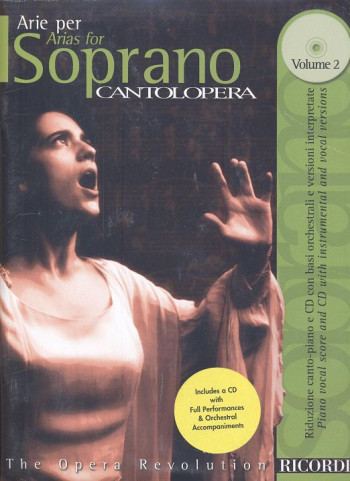Various: Arias For Soprano Vol2 (Cantolopera) Soprano Voice And Piano: Book & Cd