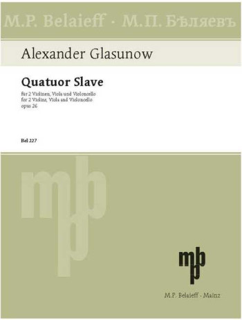 String Quartet No 3 G Major, Op. 26: Set Of Parts (Belaieff)