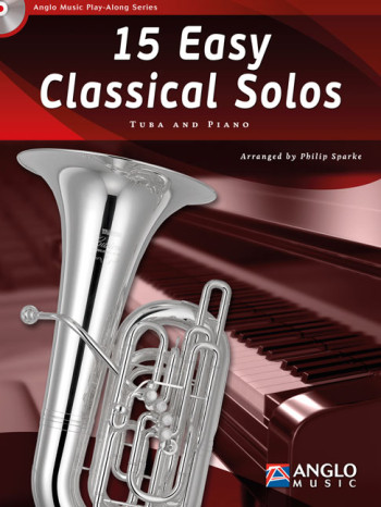 Play-Along Series 15 Easy Classical Solos: Bb Or Eb Tuba & Piano: Book & Cd
