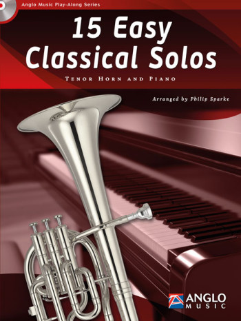 Play-Along Series 15 Easy Classical Solos: Tenor Horn & Piano: Book & Cd