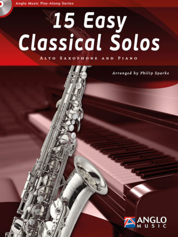 Play-Along Series 15 Easy Classical Solos: Alto Saxophone Book & Cd