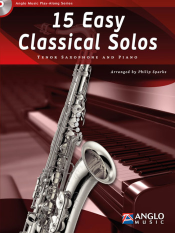 Play-Along Series 15 Easy Classical Solos: Tenor Saxophone Book & Cd