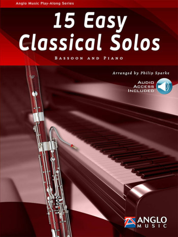 Play-Along Series 15 Easy Classical Solos: Bassoon Book & Cd