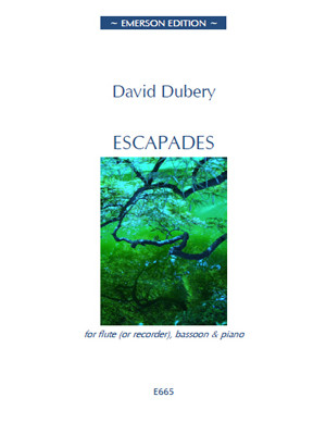 Escapades: Flute (Or Recorder) Bassoon & Piano
