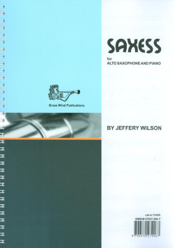 Saxess: Alto Saxophone & Piano (Brasswind)