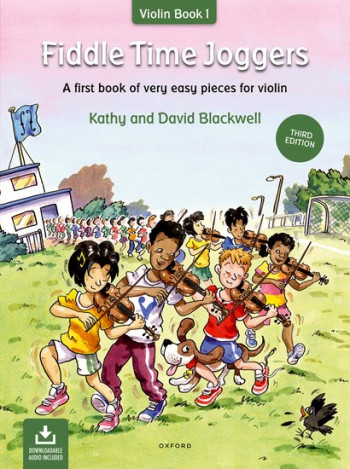 Fiddle Time Joggers Book 1 Violin Book & Audio (Third Edition) (Blackwell) (OUP)