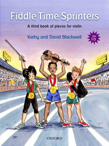 Fiddle Time Sprinters Book 3 Violin Book & Audio  (Blackwell) (OUP)
