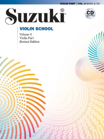 Suzuki Violin School Vol.6 Violin Part Book & Cd (International Edition)