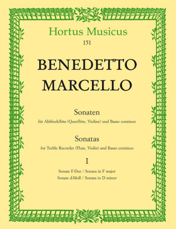 Sonatas From Op.2, Vol. 1: (No.1 F Maj; No.2 D Min) Treble Recorder (Flute Or Violin)