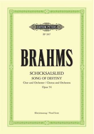 Schicksalslied: Song Of Destiny Op.54: SATB & Piano  (Peters)