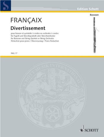 Divertissement: Bassoon & Piano (Schott)