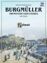 25 Easy Etudes: Op100: Piano Book & CD (Kalmus)