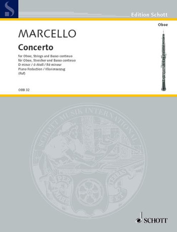Concerto: D Minor Oboe & Piano  (Schott)