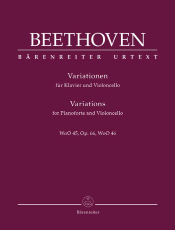 Variations: WoO45 OP66 WoO46: Cello  & Piano (Barenreiter)