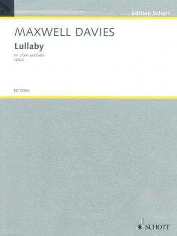 Lullaby For Violin & Cello (2002) (Schott)