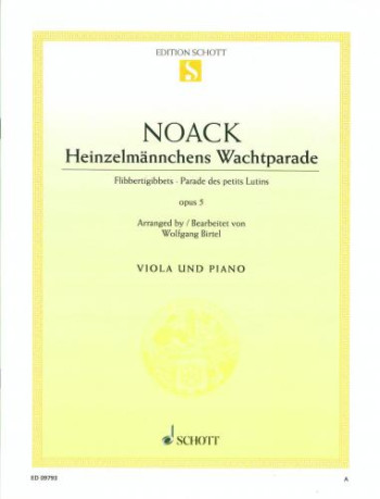 Fibbertigibbets: Parade Des Petites Lutins: Viola & Piano (Schott)