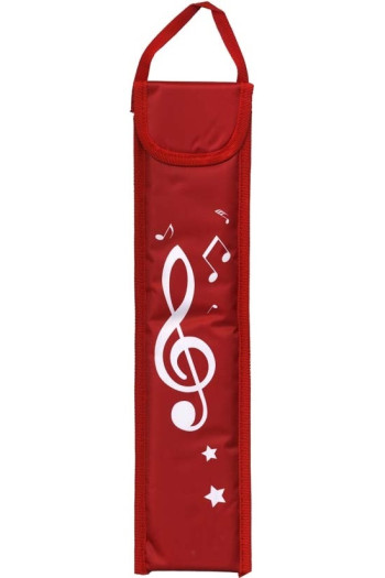 Musicwear Treble Clef Descant Recorder Bag - Red