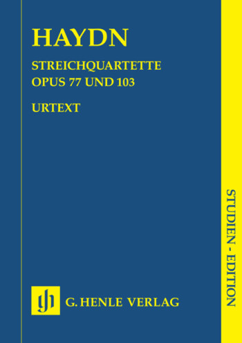 String Quartet: Op77&103: Miniature Score (Henle)