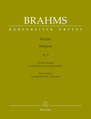 Waltzes Op.39 Piano Solo: Easy Edition (Barenreiter)