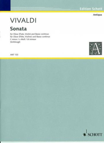 Sonata C Minor Rv53: Oboe & Piano (Schott)