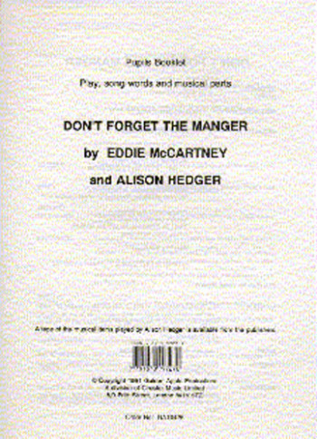 Dont Forget The Manger: Words Edition (HEdger)