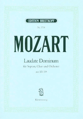 Laudate Dominum Kv339: Vocal SATB
