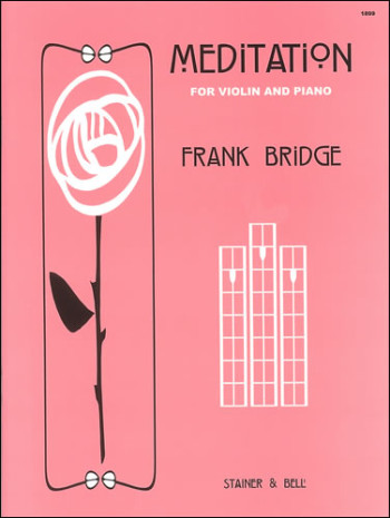 Meditation: From Four Short Pieces For Violin & Piano (Stainer & bell)