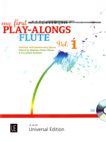 My First Play-Alongs Flute Vol 1; Flute & Piano Book & Cd