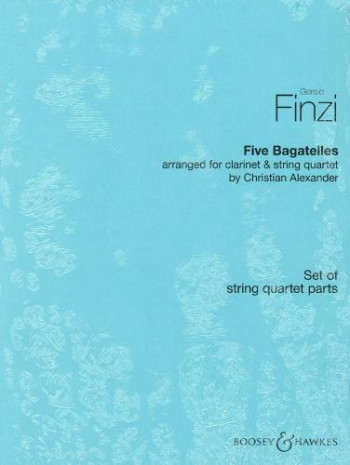 Five Bagatelles: Set Of Parts: String Quartet Clarinet And String Quartet