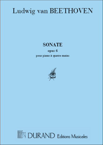 Sonata Op.6 Piano Duet (Durand)