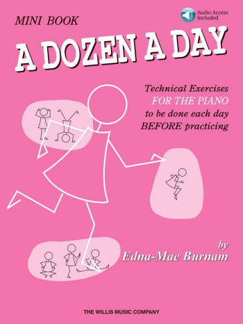 A Dozen A Day Mini Book: Piano Studies (burnam) Book & Audio