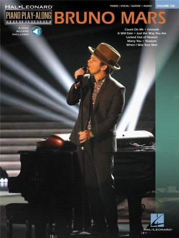 Piano Play-Along Volume 126: Bruno Mars Book & Audio