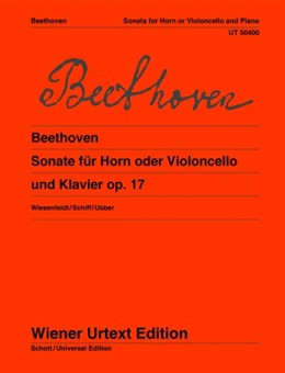 Sonata Op.17 Cello/Horn & Piano  (Wiener Urtext)