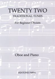 22 Traditional Tunes:  Oboe & Piano (Fentone)