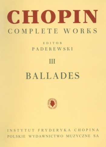 Ballades Piano (Paderewski) (PWM Edition)