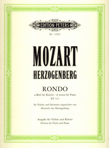 Rondo In A Minor: Violin & Piano  (Peters)