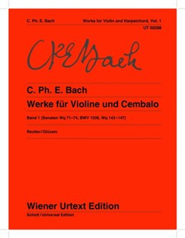 Works For Violin & Harpsichord Vol,1 (Wiener Urtext)