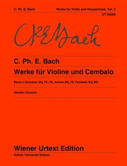 Works For Violin & Harpsichord Vol,2 (Wiener Urtext)