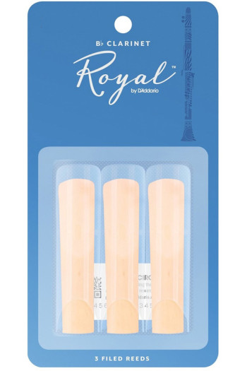 Royal by D'Addario Bb Clarinet Reeds (3 Pack)