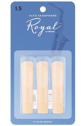 Royal By D'Addario Alto Saxophone Reeds (3 Pack)