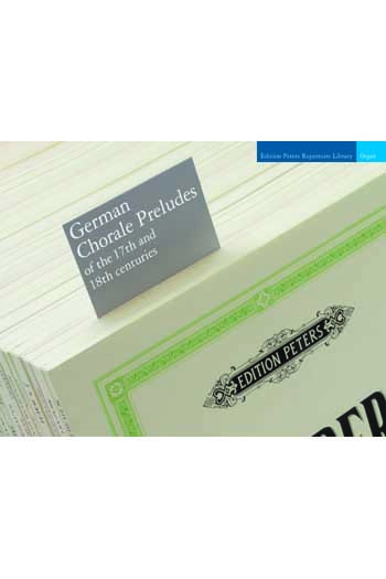 German Chorale Preludes Of The 17th And 18th Centuries (Peters)