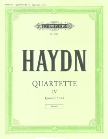 Complete String Quartets Vol.4 Set Of Parts (Peters)