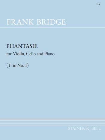 Piano Trio No. 1 (Phantasie In C Minor). Violin Cello & Piano