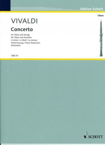 Concerto: A Minor: Rv461: Oboe & Piano (Schott)